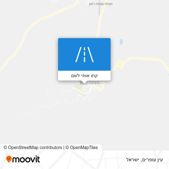 מפת עין עופרים