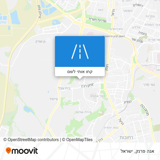 מפת אנה פרנק