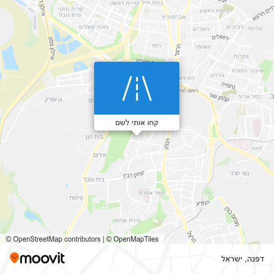מפת דפנה