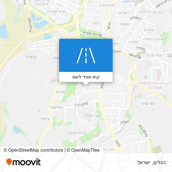 מפת הגלים