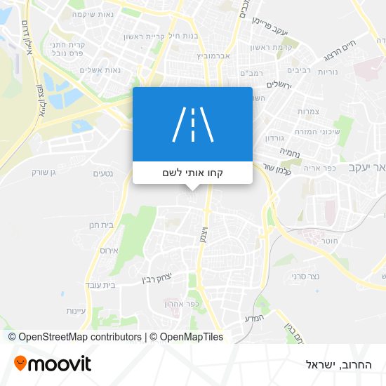 מפת החרוב