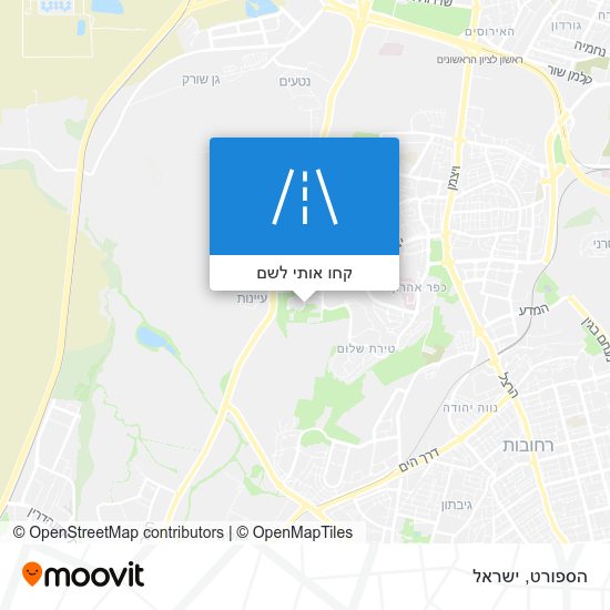 מפת הספורט