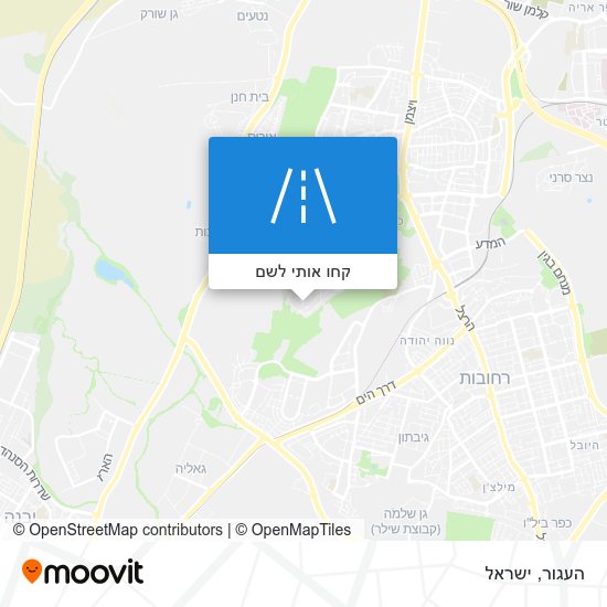 מפת העגור