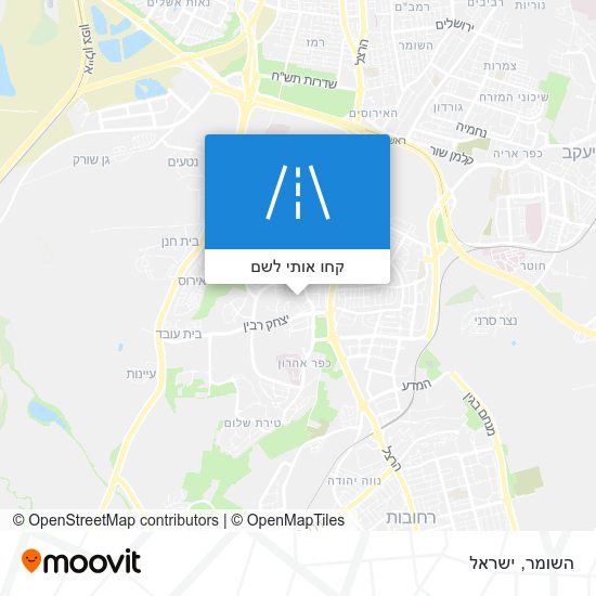 מפת השומר