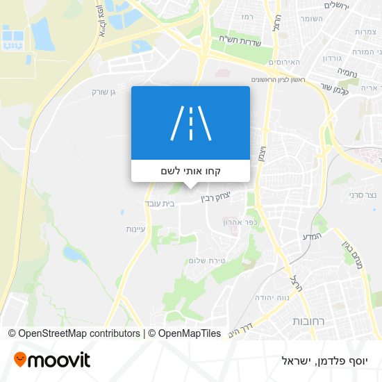 מפת יוסף פלדמן