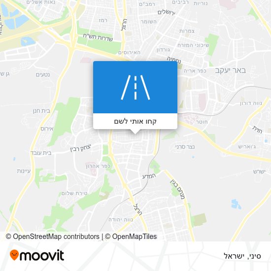 מפת סיני
