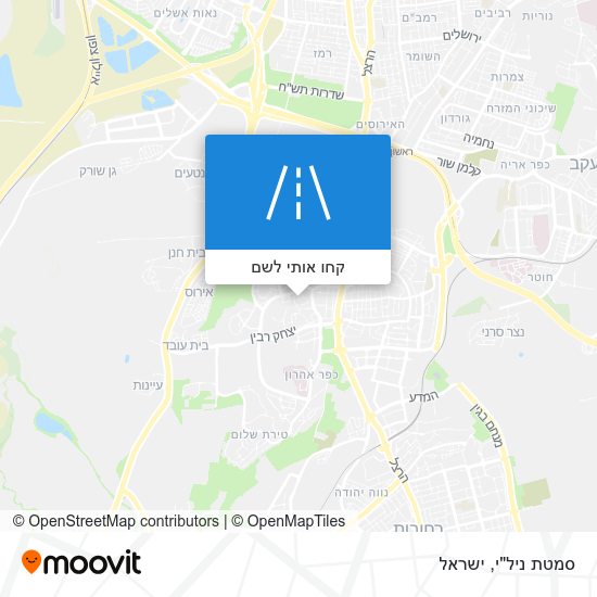 מפת סמטת ניל"י
