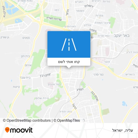 מפת עליה