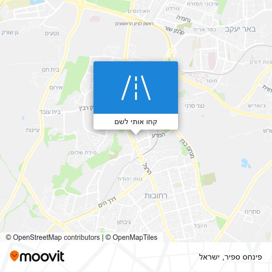 מפת פינחס ספיר