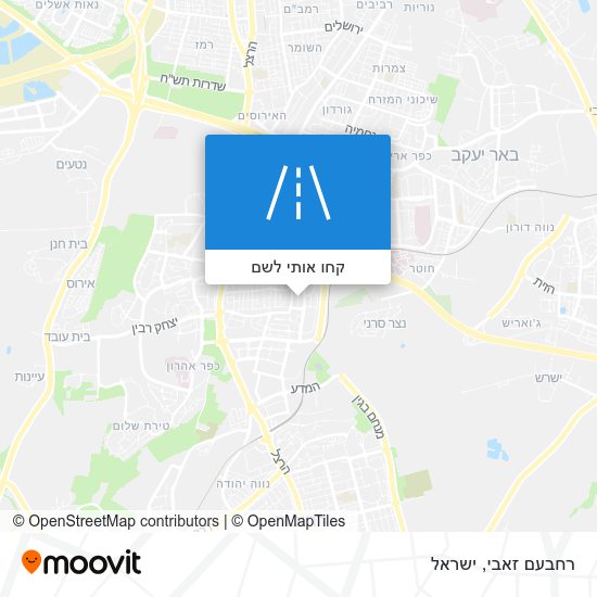 מפת רחבעם זאבי