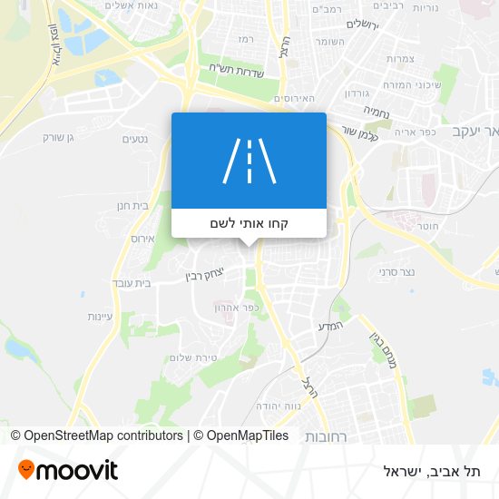 מפת תל אביב
