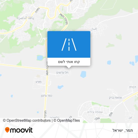 מפת תמר
