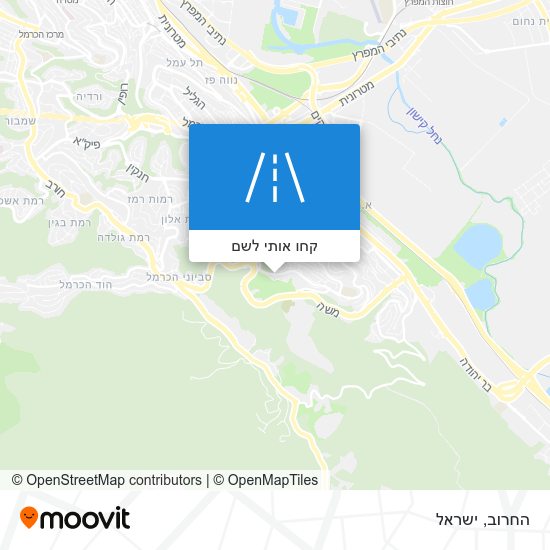 מפת החרוב