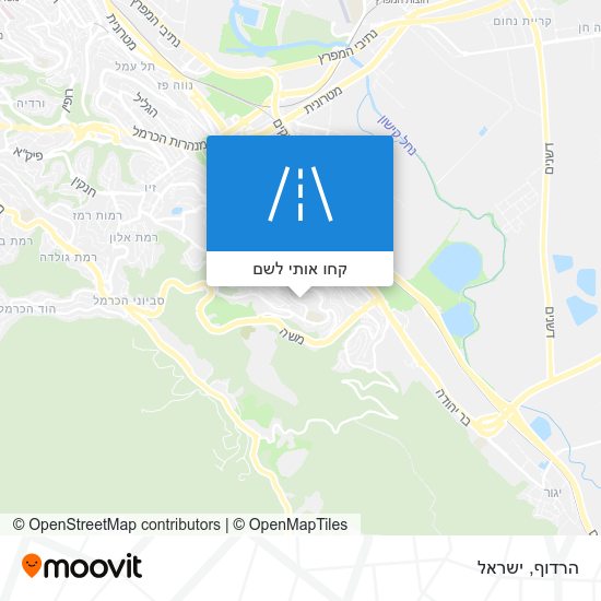 מפת הרדוף