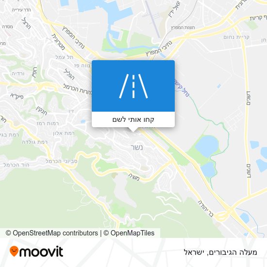 מפת מעלה הגיבורים
