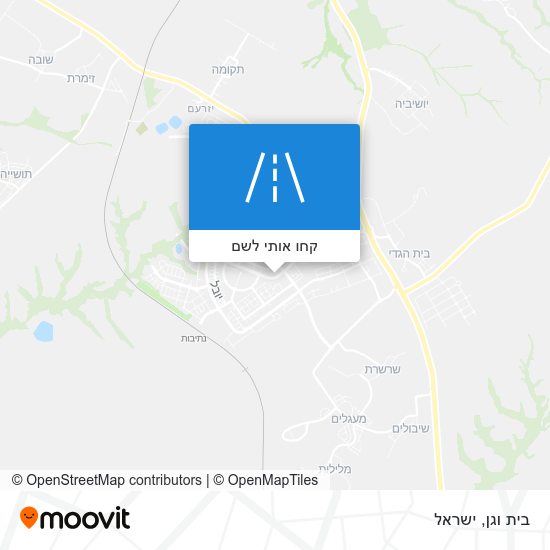 מפת בית וגן