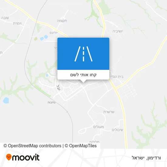 מפת ורדימון