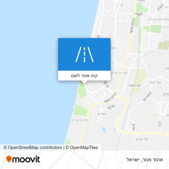 מפת אהוד מנור