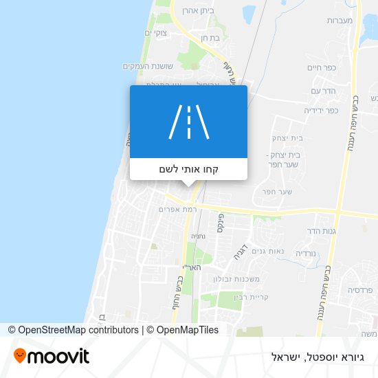 מפת גיורא יוספטל
