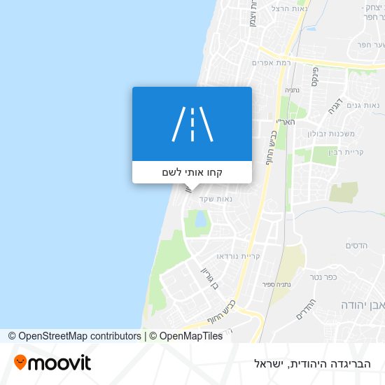 מפת הבריגדה היהודית