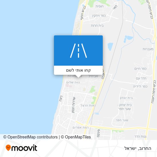 מפת החרוב