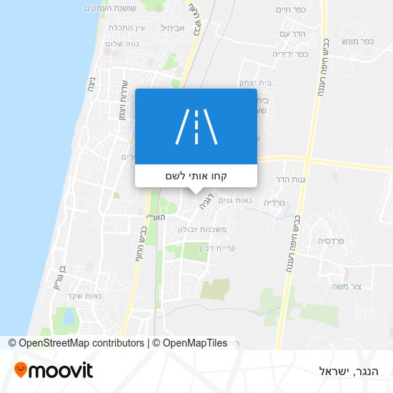 מפת הנגר