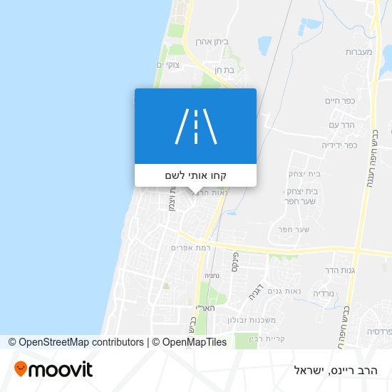 מפת הרב ריינס