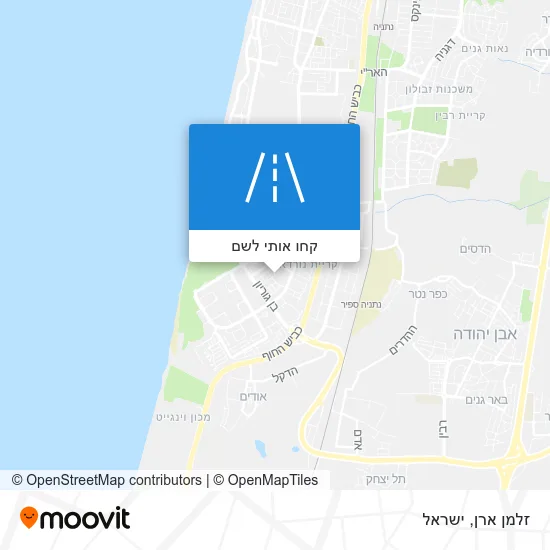 מפת זלמן ארן