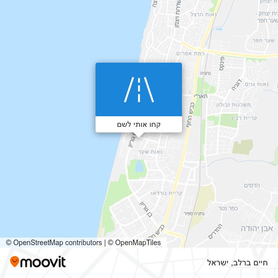 מפת חיים ברלב