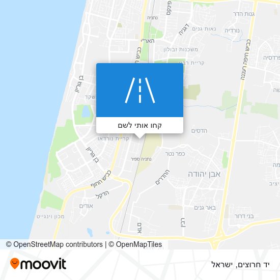 מפת יד חרוצים