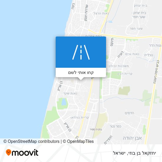מפת יחזקאל בן בוזי