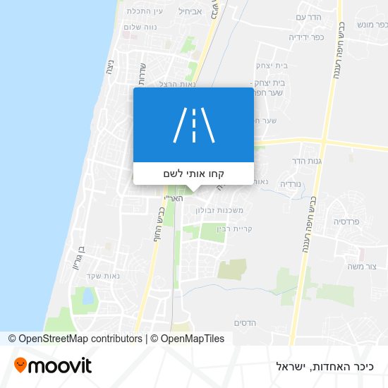 מפת כיכר האחדות