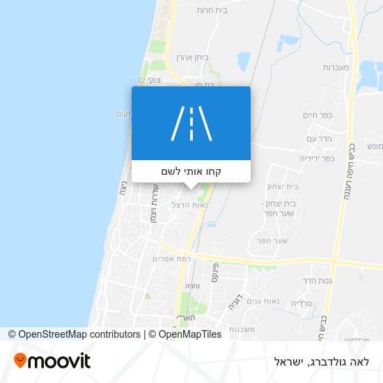 מפת לאה גולדברג