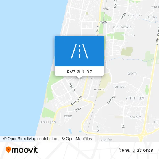 מפת פנחס לבון