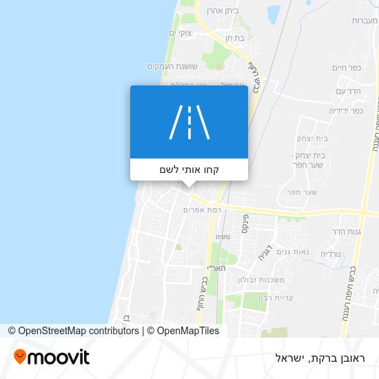 מפת ראובן ברקת