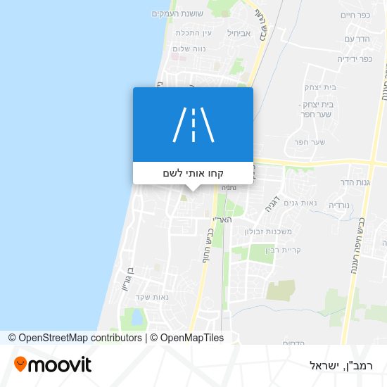 מפת רמב"ן