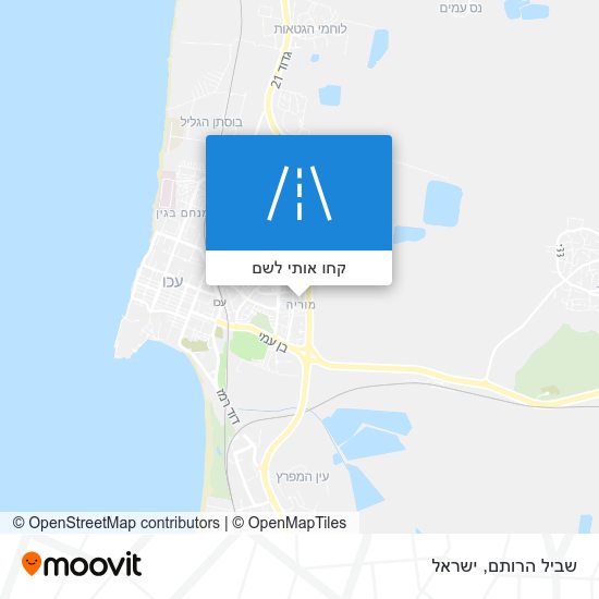 מפת שביל הרותם