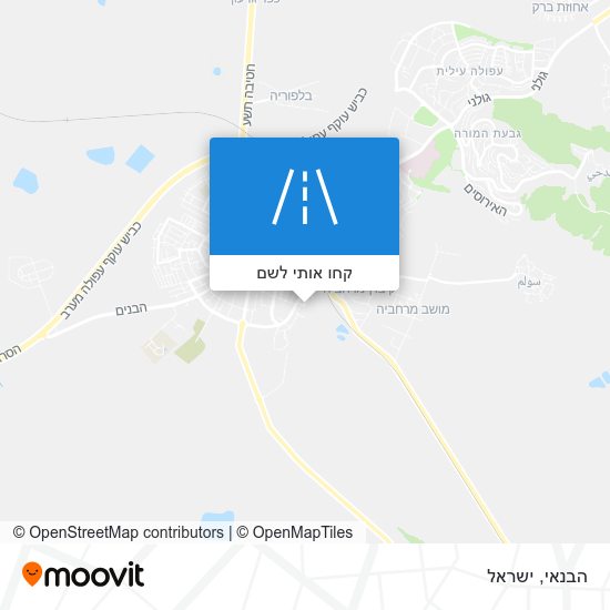 מפת הבנאי