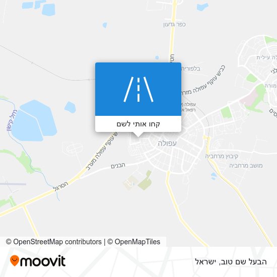 מפת הבעל שם טוב
