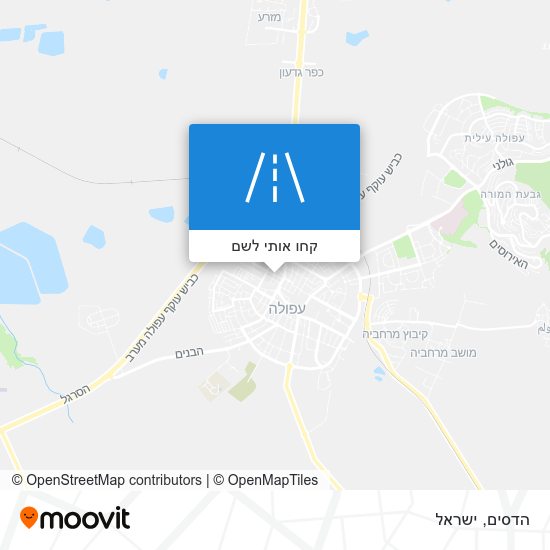 מפת הדסים