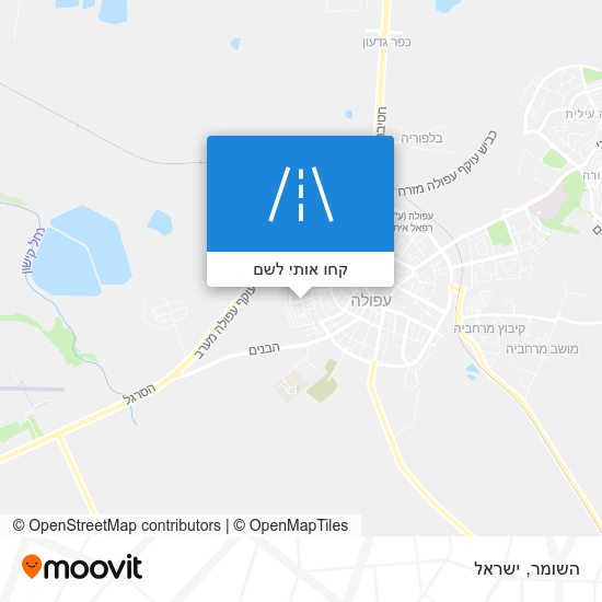 מפת השומר