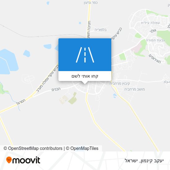 מפת יעקב קינמון
