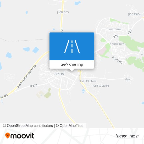 מפת יצפור
