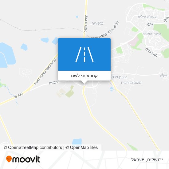 מפת ירושלים