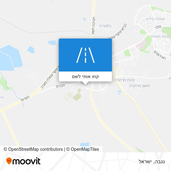 מפת נגבה