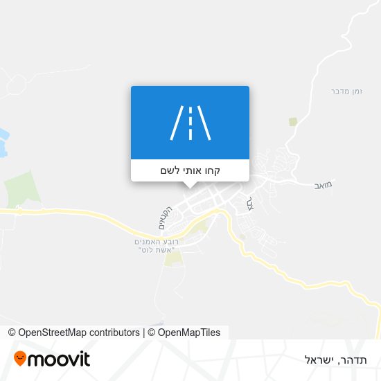 מפת תדהר
