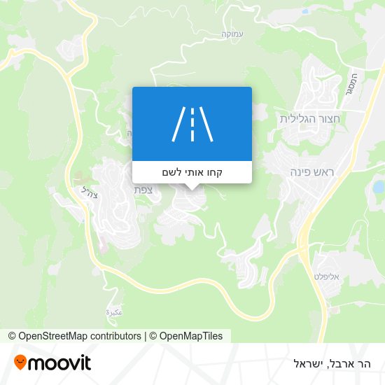 מפת הר ארבל