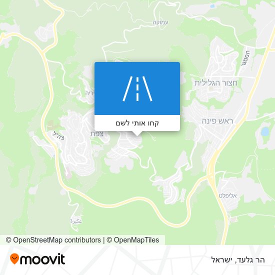 מפת הר גלעד