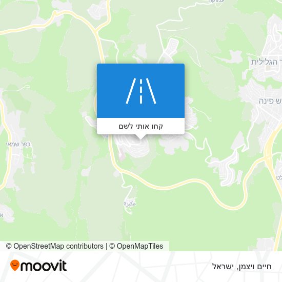 מפת חיים ויצמן