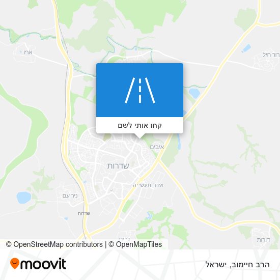 מפת הרב חיימוב